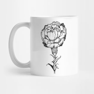 Doodle Flower Art Mug